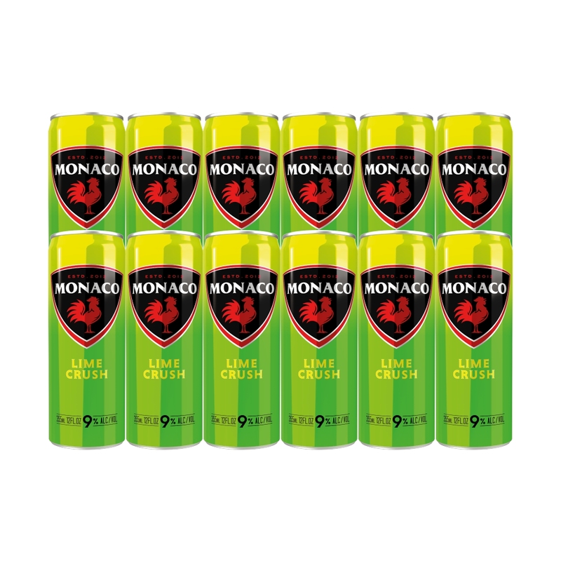 Monaco Tequila Lime Crush Cocktail 355ml 12-Pack