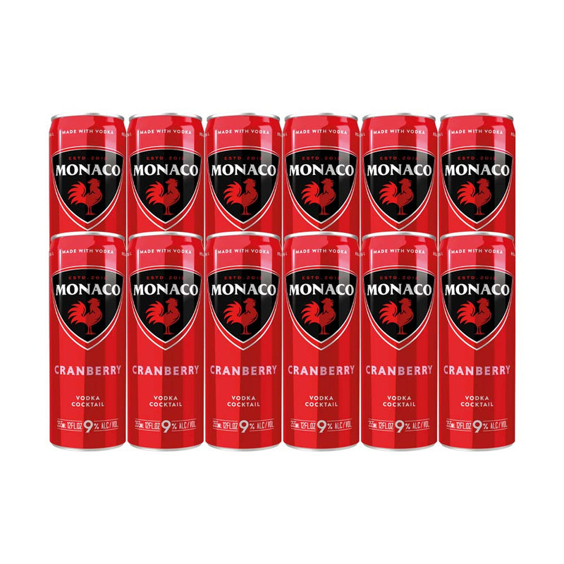 Monaco Cranberry Cocktail 355ml 12-Pack