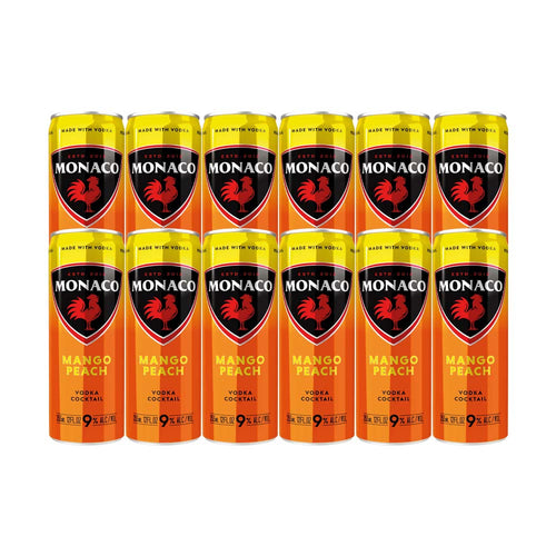 Monaco Mango Peach Cocktail 355ml 12-Pack