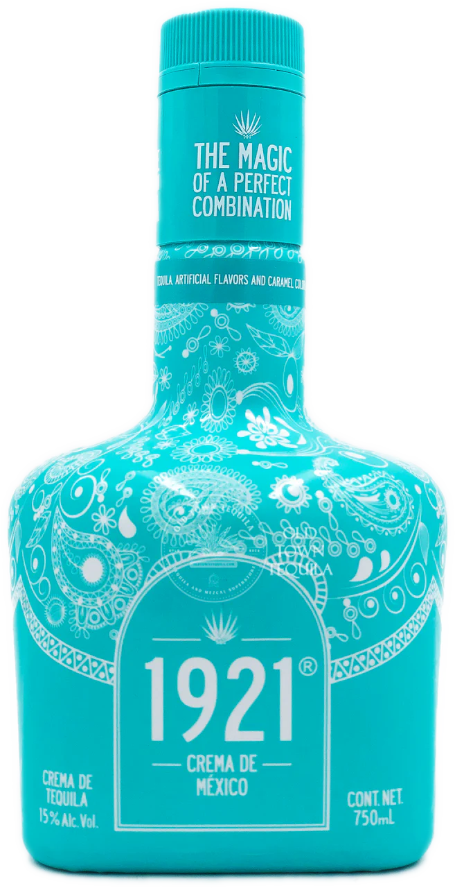 1921 Crema de Tequila Turquoise Bottle 750ml
