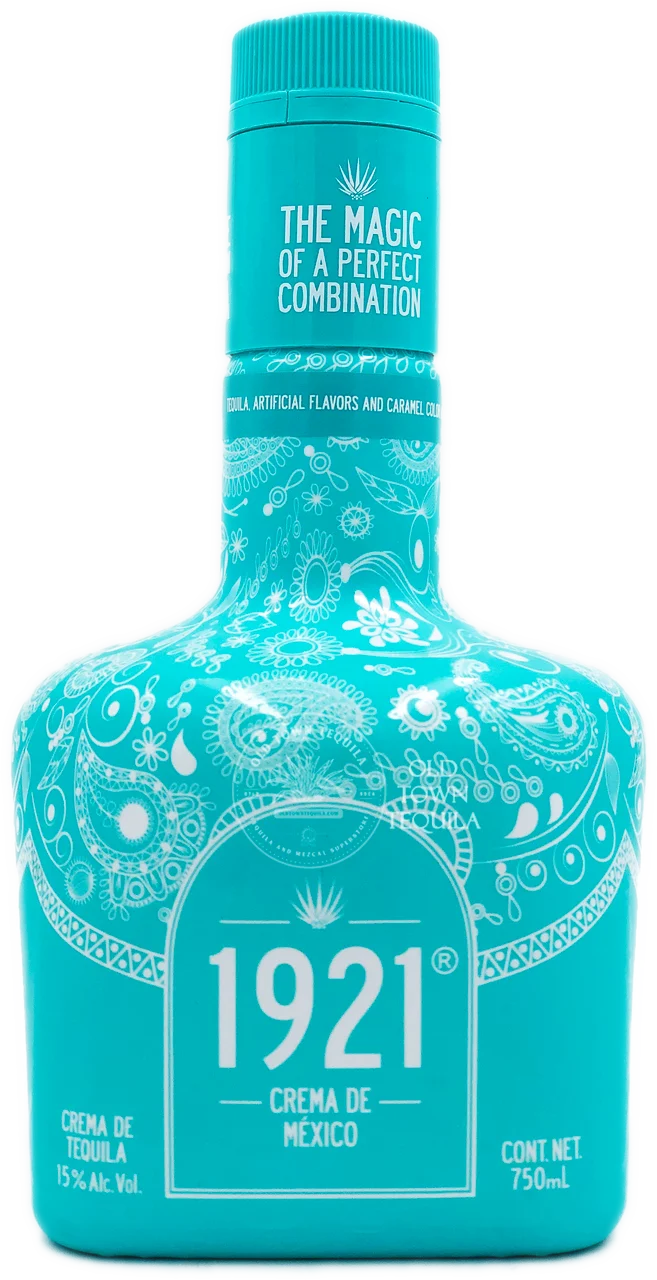 1921 Crema de Tequila Turquoise Bottle 750ml
