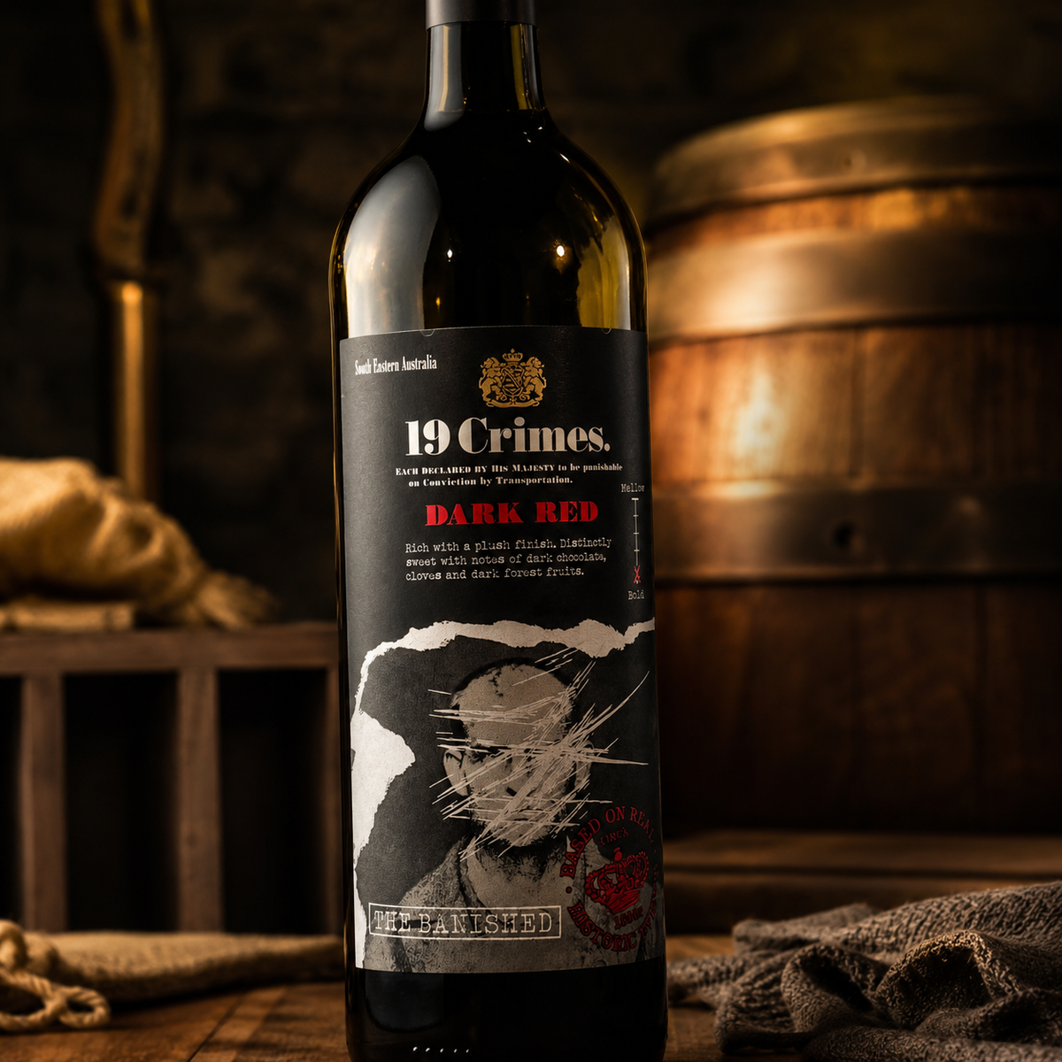 19 Crimes The Banished Dark Red 750ml