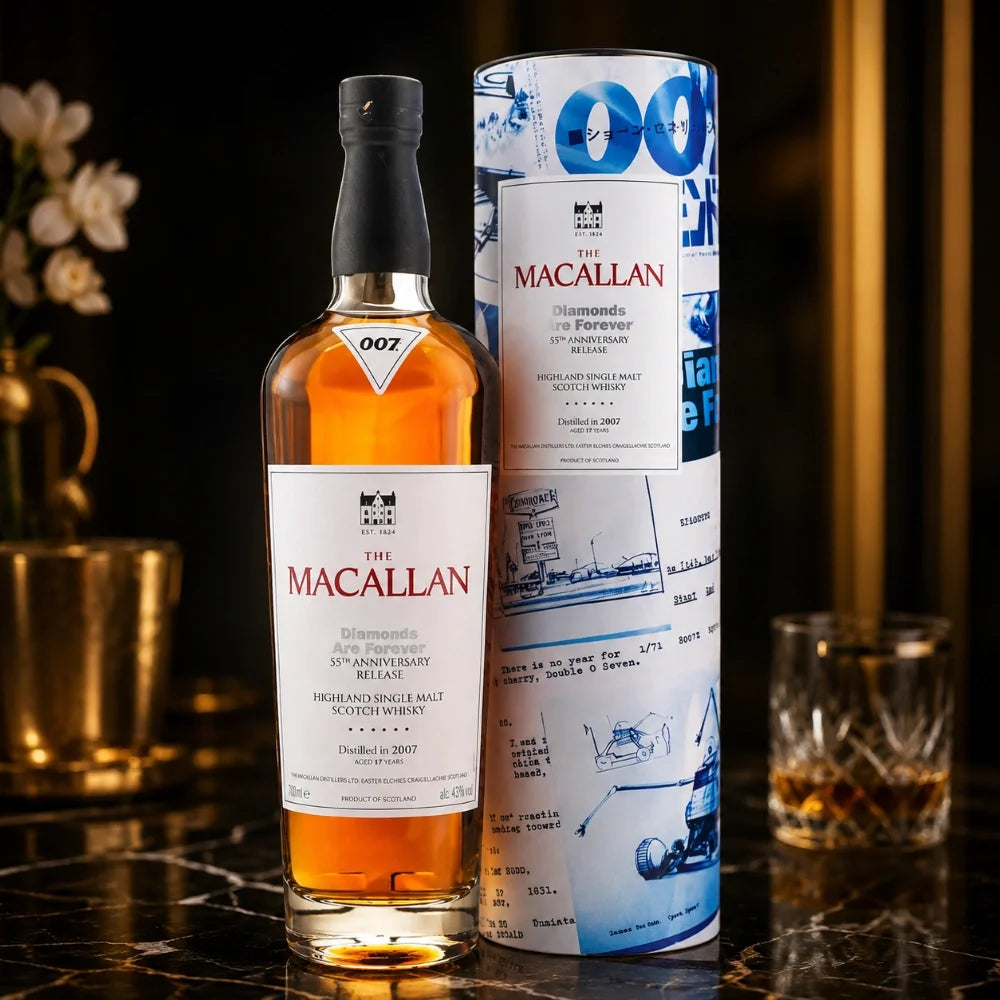 2007 Macallan James Bond 55th Anniversary Diamonds are Forever Single Malt Scotch Whisky 700ml