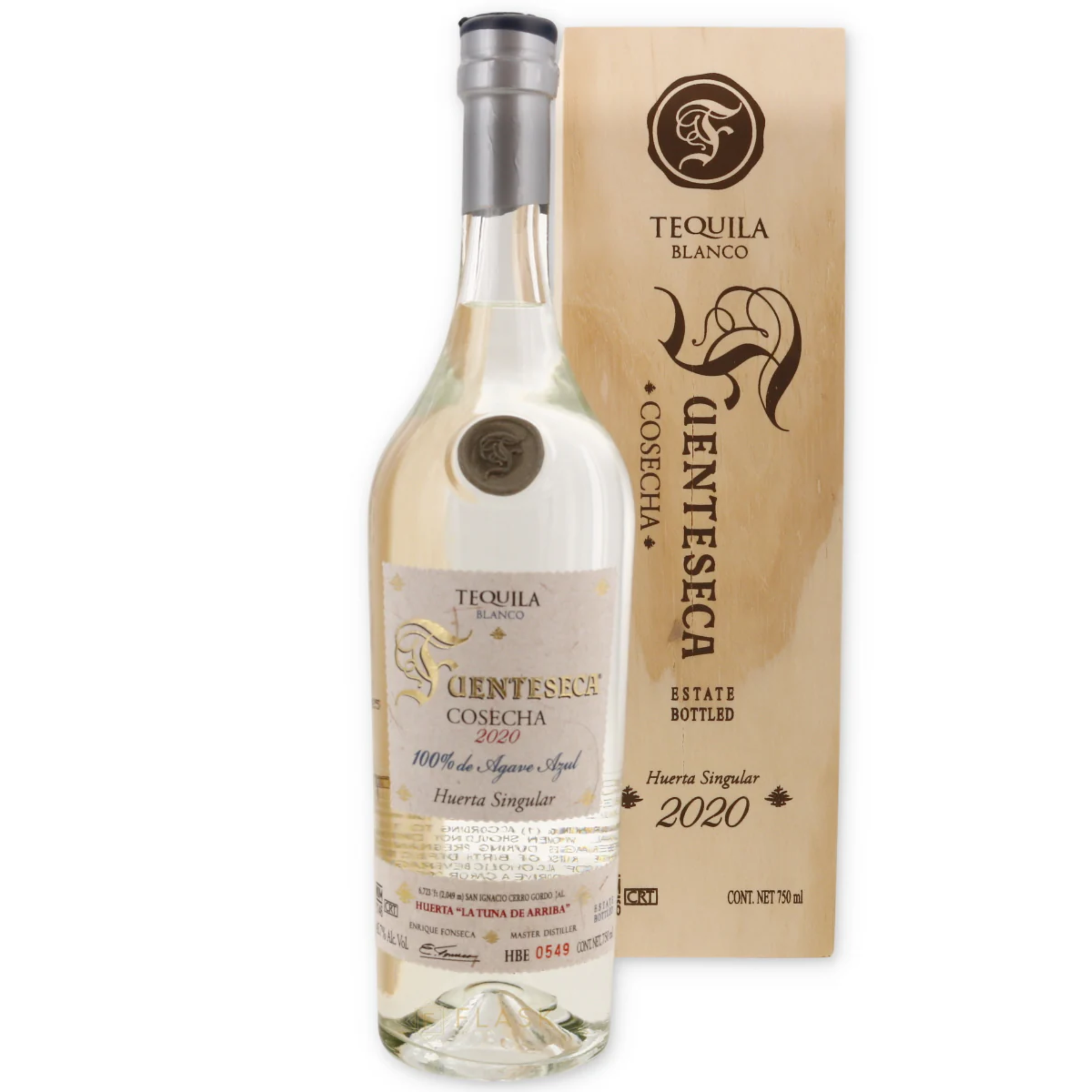 2020 Fuenteseca Cosecha Huerta Singular Blanco Tequila 750ml