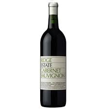 2022 Ridge Vineyards Estate Cabernet Sauvignon 750ml