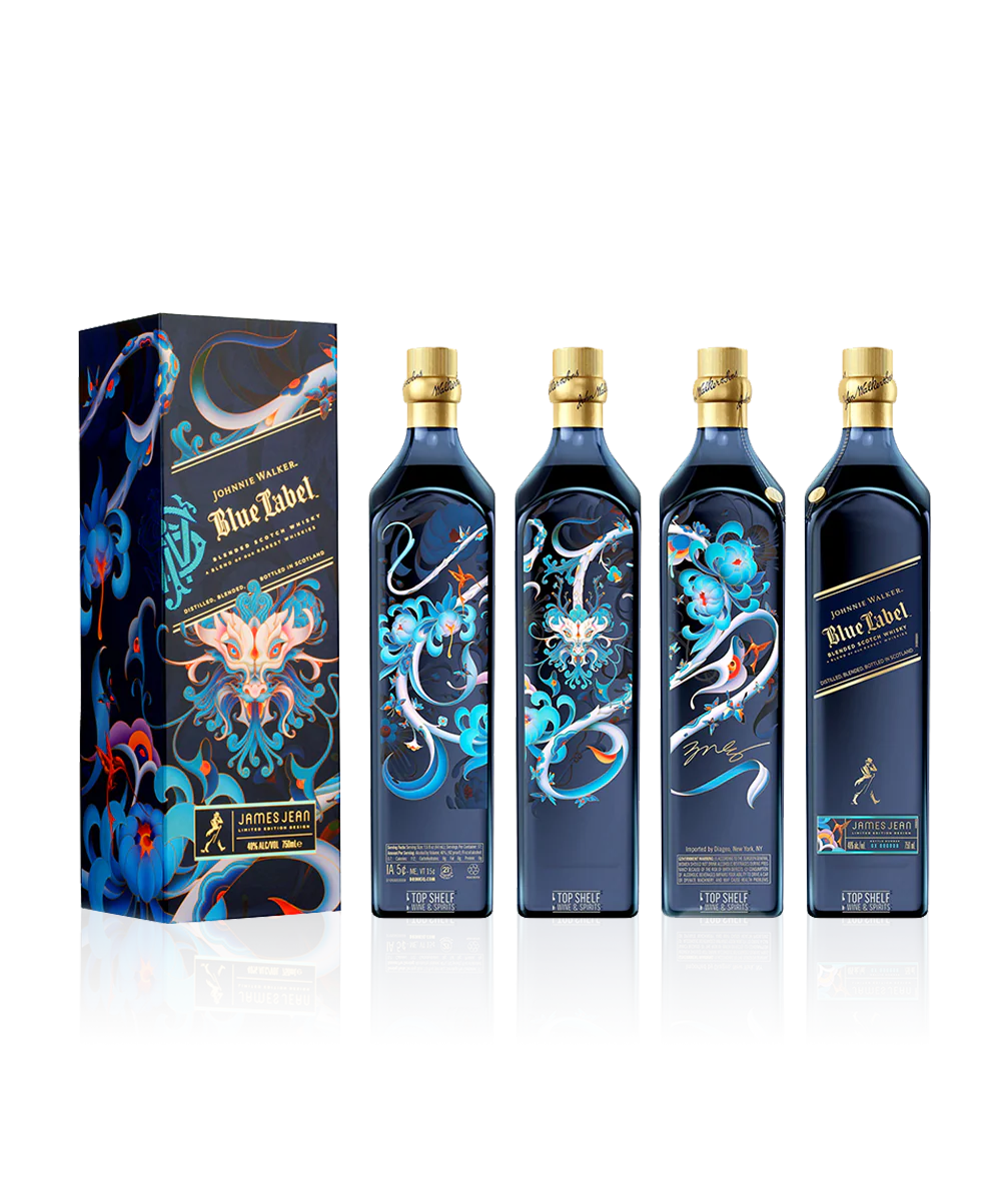 2024 Johnnie Walker Blue Label Year of the The Wood Dragon by James Jean Limited Edition Blended Scotch Whisky