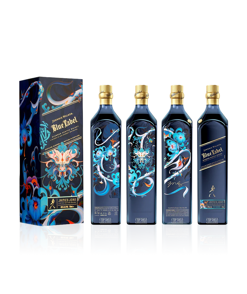 2024 Johnnie Walker Blue Label Year of the The Wood Dragon by James Jean Limited Edition Blended Scotch Whisky