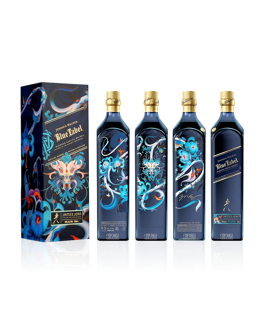 2024 Johnnie Walker Blue Label Year of the The Wood Dragon by James Jean Limited Edition Blended Scotch Whisky