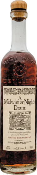 2025 High West Distillery A Midwinter Night Dram Act 13 Straight Rye Whiskey