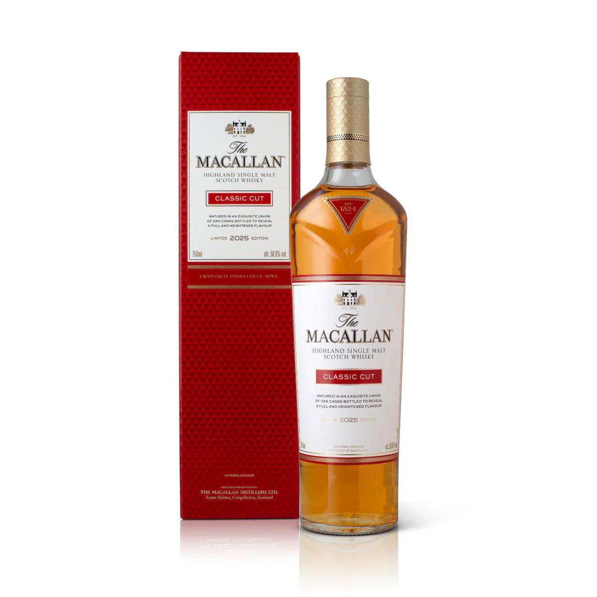 2025 Macallan Limited Edition Classic Cut Single Malt Scotch Whisky 750ml