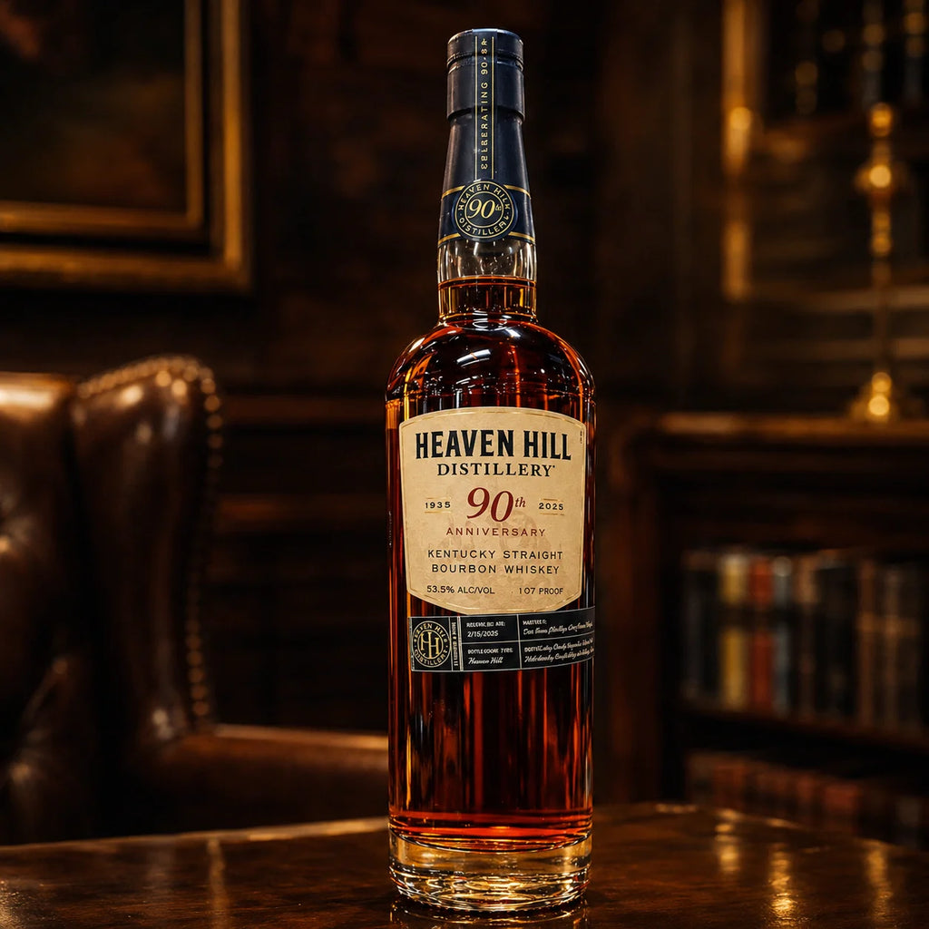 2025 Heaven Hill 90th Anniversary Historic Tribute 9 Year Bourbon Old  Kentucky Straight Bourbon Whiskey 750ml