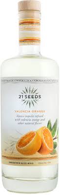 21 Seeds Valencia Orange Infused Blanco Tequila 750ml