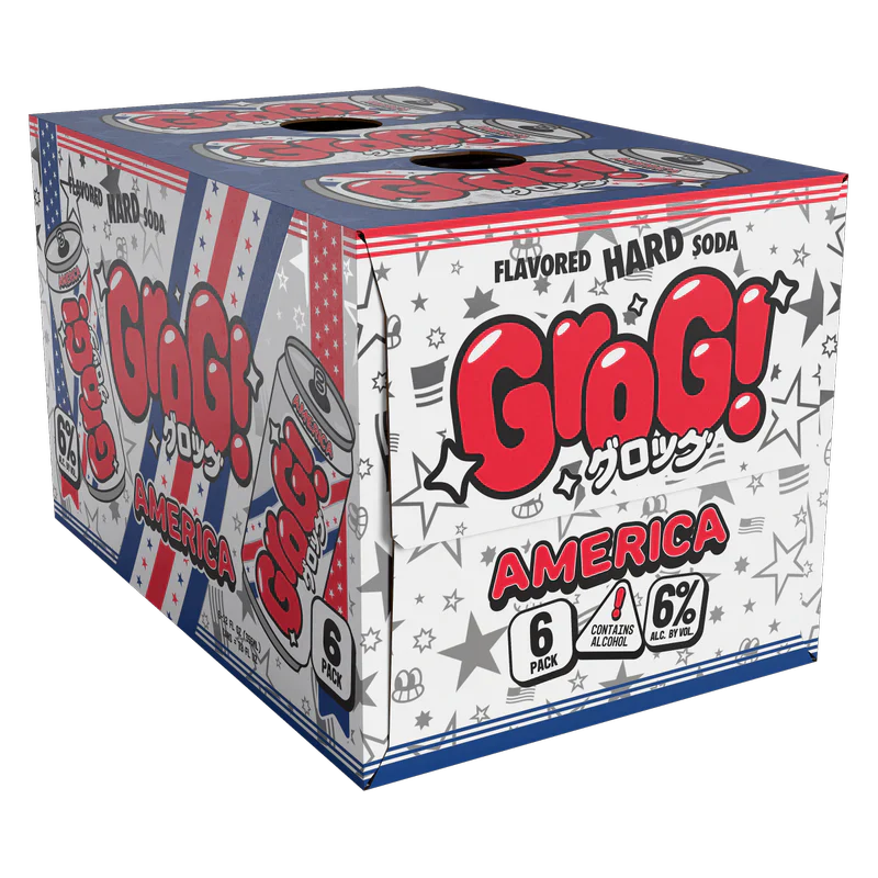 Grog America Hard Soda Can 6-Pack