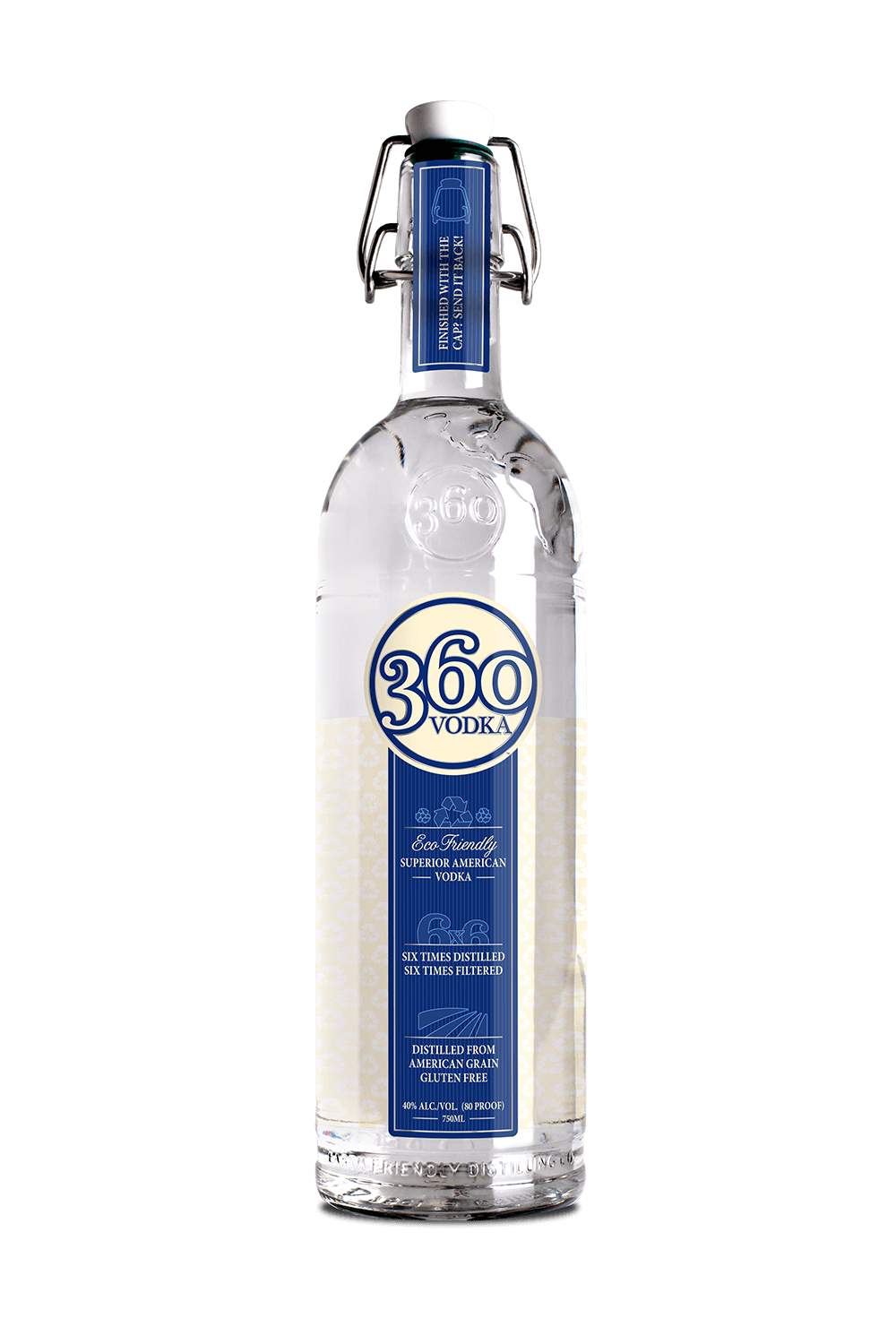 360 Vodka 750ml