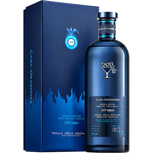Casa Dragones 200 Copas Karol G Special Edition Cristalino Anejo Tequila 750ml