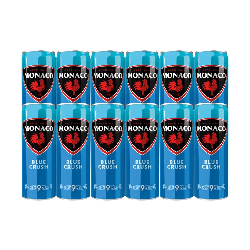 Monaco Blue Crush Cocktail 355ml 12-Pack