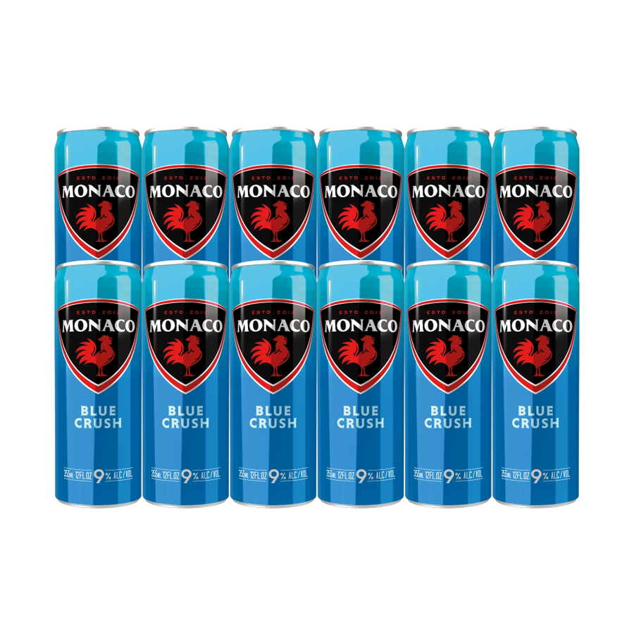 Monaco Blue Crush Cocktail 355ml 12-Pack