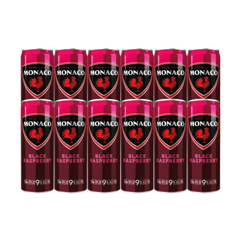 Monaco Black Raspberry Cocktail 355ml 12-Pack