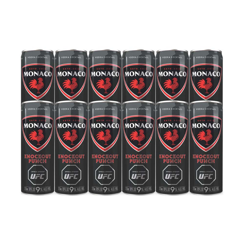 Monaco Knockout Punch Vodka Cocktail 355ml 12-Pack