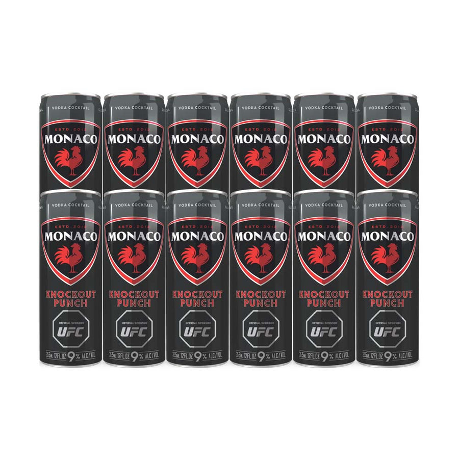 Monaco Knockout Punch Vodka Cocktail 355ml 12-Pack