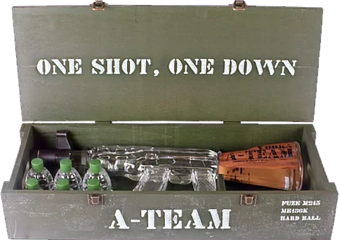 A-Team AK47 with Grenades Decanter Vodka 750ml