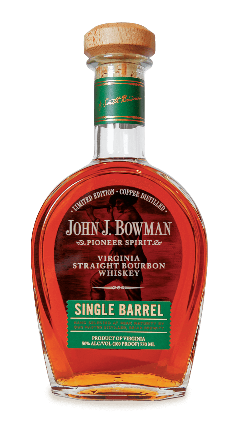 A. Smith Bowman Distillery John J. Bowman Pioneer Spirit Single Barrel Virginia Straight Bourbon Whiskey 750ml