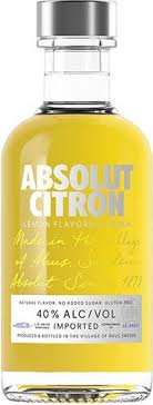 Absolut Citron Lemon Flavored Vodka 50ml
