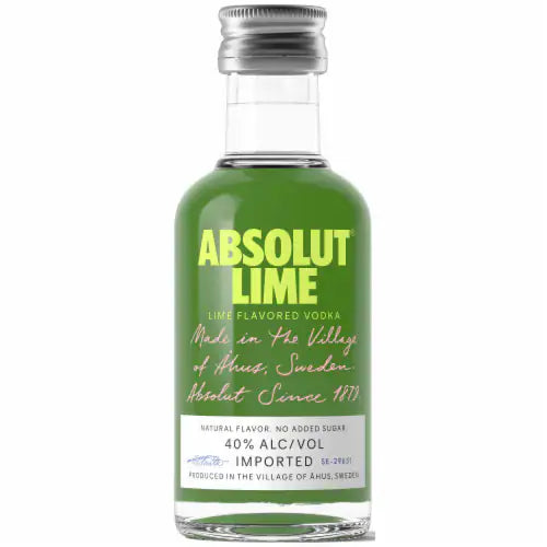 Absolut Lime Flavored Vodka 50ml
