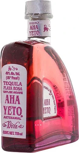 Aha Yeto Toro Diva Plata Rosa Tequila 750ml