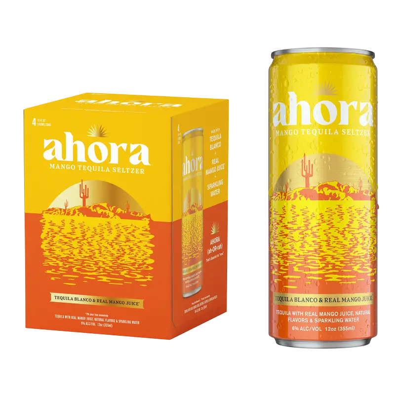 Ahora Mango Seltzer Can 12-Oz 4-Pack