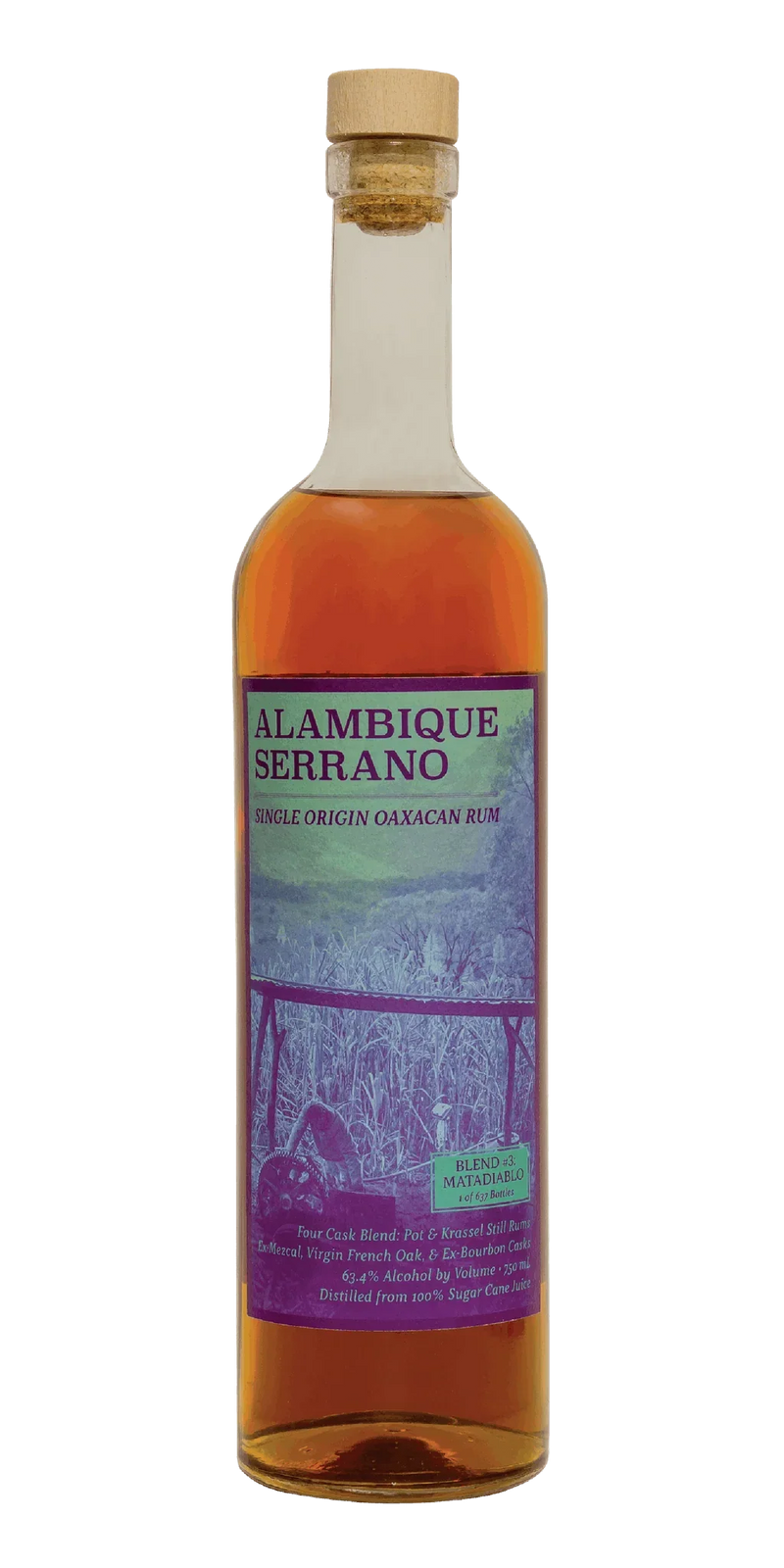 Alambique Serrano Matadiablo Rum Blend No. 3 750ml