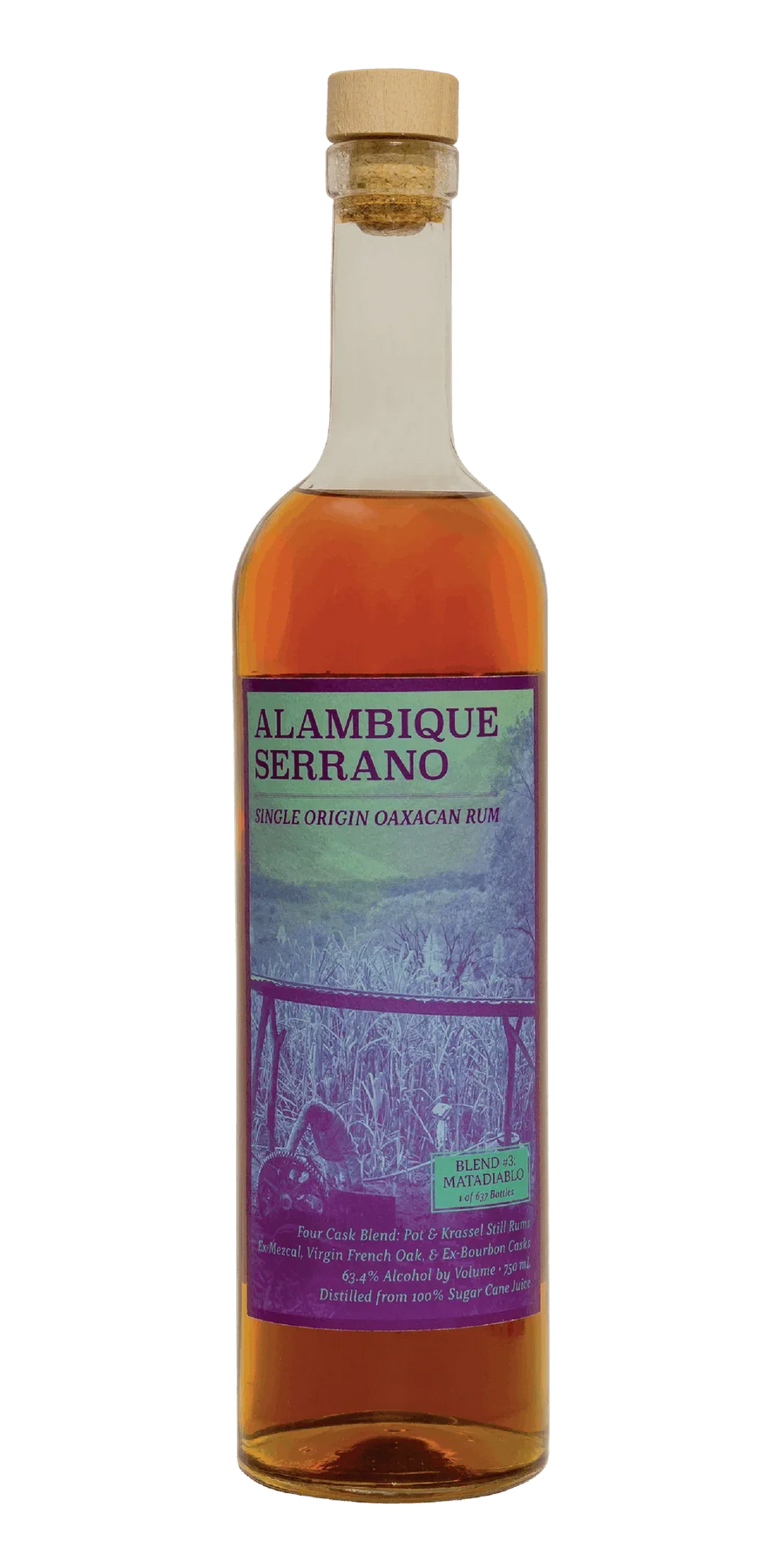 Alambique Serrano Matadiablo Rum Blend No. 3 750ml