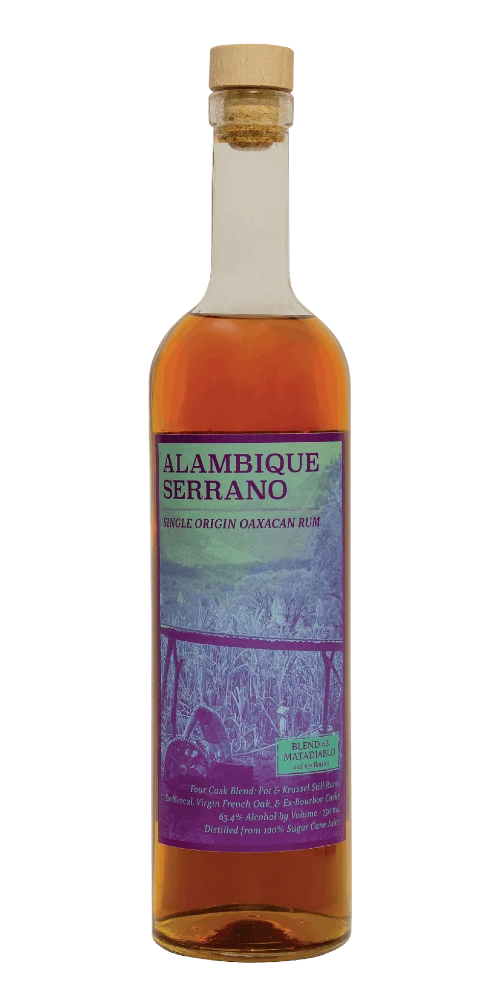 Alambique Serrano Matadiablo Rum Blend No. 3 750ml