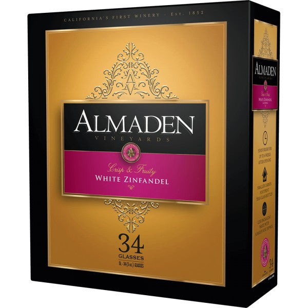 Almaden White Zinfandel Bag-in-Box 5Lt