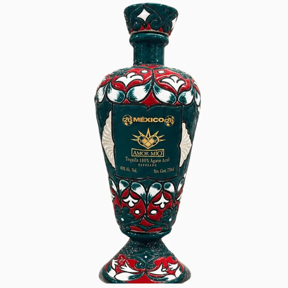 Amor Mio Ceramic FIFA Mexico Edition Reposado Tequila 750ml