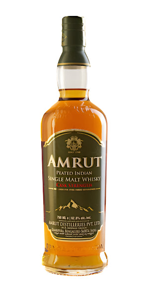 Amrut Peated Cask Strength Single Malt Whisky 750ml