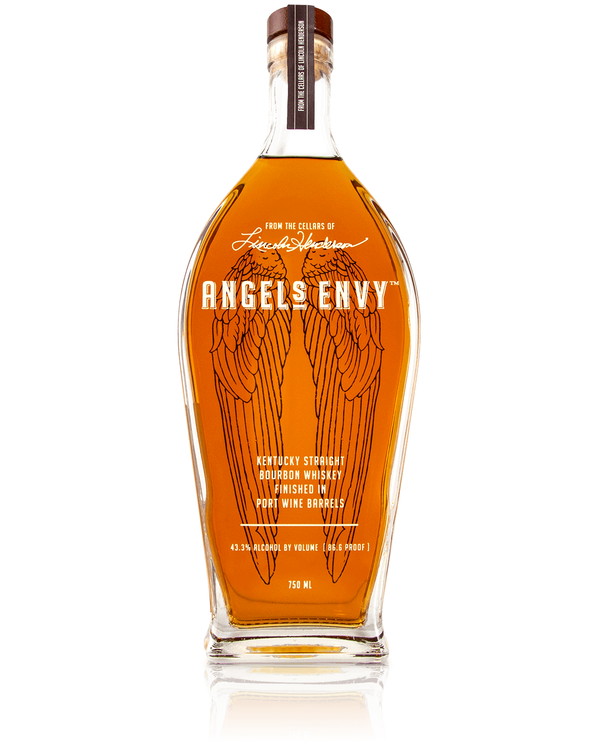 Angel's Envy Port Wine Barrel Finish Kentucky Straight Bourbon Whiskey 750ml