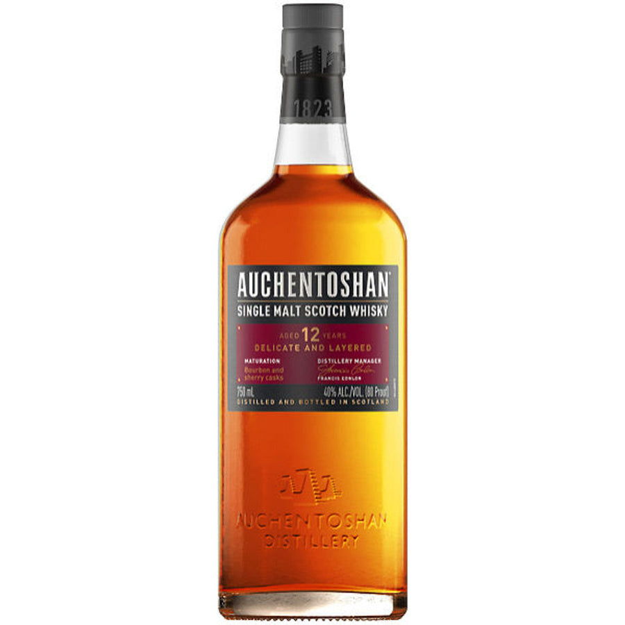 Auchentoshan 12 Year Old Single Malt Scotch Whisky 750ml