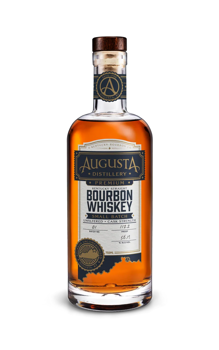 Augusta Distillery Small Batch Straight Bourbon Whiskey 750ml