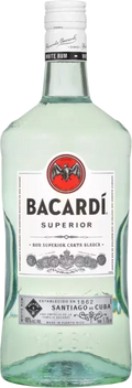 Bacardi Carta Blanca Superior White Rum 1.75Lt