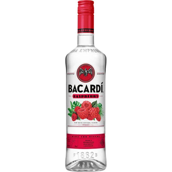 Bacardi Raspberry Flavored Rum 750ml