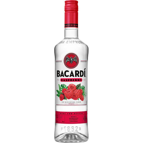 Bacardi Raspberry Flavored Rum 750ml