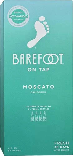 Barefoot On Tap Moscato 3Lt