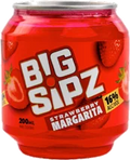Big Sipz Strawberry Margarita 200ml 24-Pack