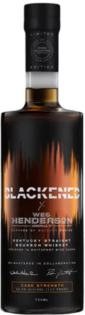 Blackened x Wes Henderson Kentucky Straight Bourbon Whiskey 750ml