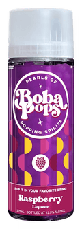 Boba Pops Cocktail Caviar Raspberry Liqueur 375ml