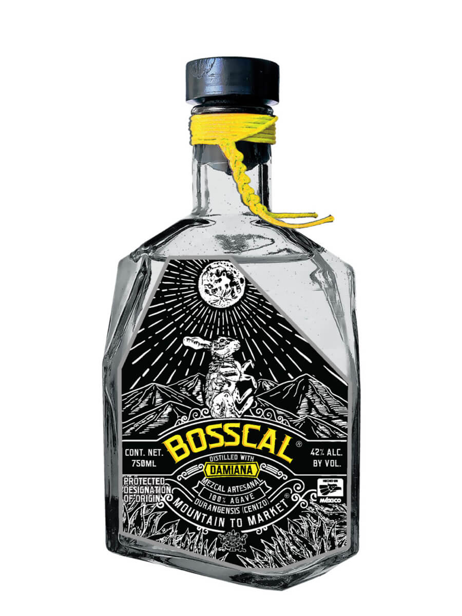 Bosscal Damiana Artesanal Joven Mezcal 750ml