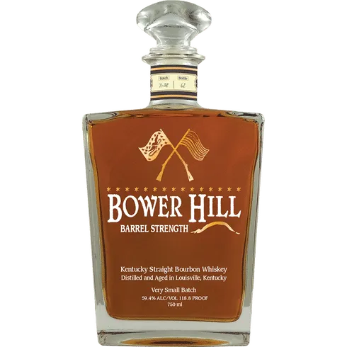 Bower Hill Barrel Strength Straight Bourbon Whiskey 750ml