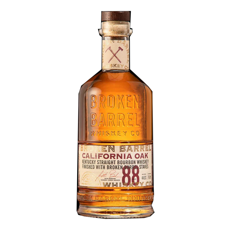 Broken Barrel California Oak Straight Bourbon Whiskey 750ml