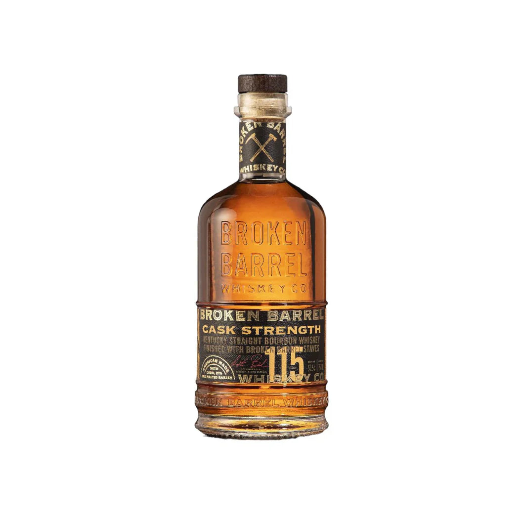 Broken Barrel Cask Strength Bourbon Whiskey 750ml